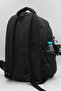 2200 Black Water Resistant Fabric School Bag Unisex School Backpack - 7