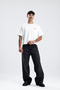 Black Line Detail Baggy Jeans - 5