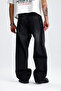 Black Line Detail Baggy Jeans - 2