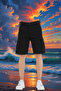 Men's High Waist Stretchy Khaki Baggy Cargo Pocket Trousers - 5