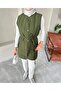 Women's Midi Length Quilted Belted Vest