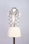 Polka Dot Patterned Knitwear Scarf - 4