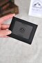 Genuine Leather Wallet Card Holder Black 1115 - 6