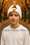 White Teddy Bear Plush Beanie - 2