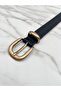 Black/Elegant Buckle Women's Belt, Jacket Belt, Pantalon Belt, - 3