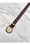 Brown/Elegant Buckle Women's Belt, Jacket Belt, Pantalon Belt, - 4