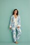 14401-4 Women's Thermal Fabric 3-Piece Dressing Gown Pajamas Set - 2