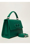 Printed Small Leather Handbag - 2