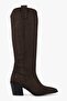 Women's Rebel Bitter Brown Suede Cowboy Boots