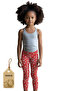 Children's Leggings - Patterned Lycra Comfortable Seasonal Summer Cotton Anti-Sweat Long Leggings - 4