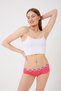 Cotton Lycra Flexible Fabric Printed Couple Boyshort Women's Panties - 3