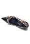 Feles Thin Heeled Leopard Patterned Stiletto Women's Shoes Black - 4