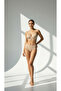 Women's Lotus Unpadded Gathered Strapless Bra - 3