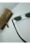 Transparent Retro Unisex Sunglasses Uv400 Protection & with Velvet Case - 2