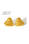 Stainless Steel Elegant Heart Design Gold Women's Earrings - 6