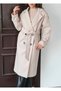 Women's Premium Winter Waist Belted Cashmere Coat - 6