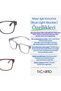 Unisex Brown Rimmed Blue Light Protection Blue Block Transparent Glasses Tctgy000203G0194 - 4
