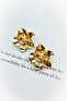 Non-Tarnish Flower Earrings