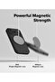 iPhone 17 Pro Case Cover | Silicone Magnetic Series | Black - 5