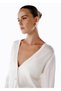 Ultrafine Organic Cashmere Ecru Knitwear Cardigan - 4