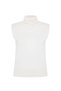 Ultrafine Organic Cashmere Ecru Knitwear Top - 6