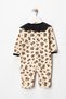 Baby Girl Floral Print 3-6-9 Months 3-Piece Cotton Footed Romper - 3