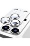 iPhone 17 Pro Max Compatible Camera Protector Lens Metal Tempered Glass Camera Surrounding Full Protection - 2