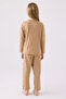 U.S. Polo Assn Girls' Brown Pajama Set - 5
