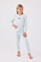 U.S. Polo Assn Girls' Blue Pajama Set