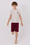 U.S. Polo Assn Boys Cream Bermuda Set