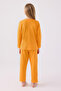 Girl's Yellow Long Sleeve Pajama Set - 5