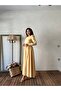Tesettür Sweet Yellow Flared Poplin Dress - 6