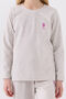 U.S. Polo Assn Girls' Gray Pajama Set - 4