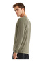 Round Neck Striped Khaki Men's T-Shirt 40595 - 5