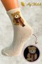 Women's Socks (8 Pairs) Natural Cotton Patterned Adult Girls' Socks - 3