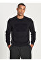 Altınyıldız Classics Bicycle Collar Standard Black Men's Sweater Ace492510193/Trico Cycling Collar