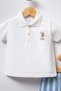 U.S. Polo Assn. Baby Boy White Baby Set - 2