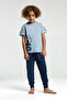 U.S. Polo Assn Boys' Blue Pajama Set - 3