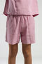 U.S. Polo Assn Girls' Pink Shorts Set - 4