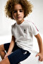 U.S. Polo Assn Boys' White Bermuda Set