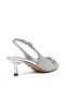 Womens Keyanna Silver Heels - 3