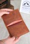 Genuine Leather Passport Cover and Luggage Tag Tan 1118 - 3
