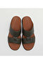 Mens 2015-104-A Olive Arabic Sandals - 5