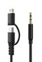 Type C iPhone Lightning to 3.5mm Aux Audio Cable Stereo Supported 1.2m - 4