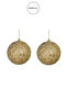 New Year's Ornament 2-Piece Glitter Ball Champagne 10 cm - 2