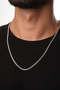 Steel Knitted Men's Chain Necklace Forse Chain 3mm Does Not Tarnish - 5