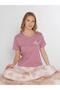 Short Sleeve Summer Pajama Set Viscose 08-131 - 4