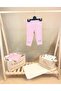 Basic Pink Baby Girl Leggings Set - 6