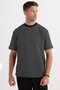 Men's Relax Fit Relaxed Fit Cotton Crew Neck Knitted T-Shirt - 5