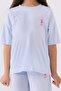 U.S. Polo Assn Girls' Blue Bermuda Set - 4